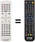 Télécommande équivalente REMCON155