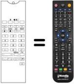 Télécommande équivalente Sonolor SM55050