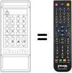 Télécommande équivalente EUR64542