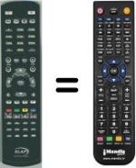 Replacement remote control GOSAT GS 7056 HDI