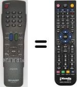 Telecomando equivalente Sharp LC-20S5U
