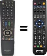 Telecomando equivalente Sharp LC-46LU705S