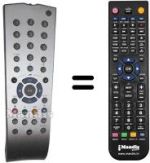 Gleichwertige Fernbedienung Grundig LXW82-7635CONNECT