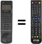 Télécommande équivalente Hitachi 5615141