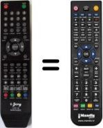 Replacement remote control i-Joy ILED32SGB02