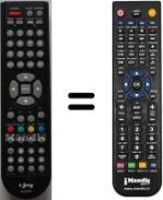 Replacement remote control i-Joy ILED 22SPB20