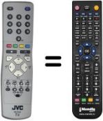 Télécommande équivalente JVC RM-C15022C