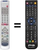 Replacement remote control REMCON731