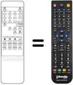 Telecomando equivalente Audiosonic KRB1574