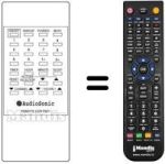 Telecomando equivalente Audiosonic KRB1576