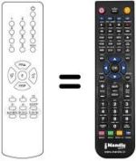 Telecomando equivalente REMCON1106