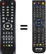 Télécommande équivalente United UTV14X83DUT