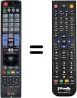 Replacement remote control LG 32LH7000-ZA