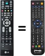 Télécommande équivalente LG 32LC42-ZC