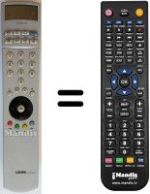 Replacement remote control Loewe CREDO7570ZP
