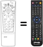Télécommande équivalente Brandt 70W212S