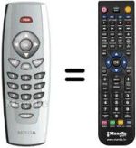 Télécommande équivalente REMCON934