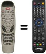 Télécommande équivalente REMCON699