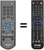 Telecomando equivalente Grundig DAVIO70ST70-870VNM