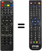 Télécommande équivalente ND32N2800T SAT