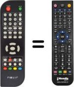 Telecomando equivalente Nevir NVR2590DUG HD