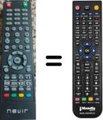 Telecomando equivalente Nevir NVR7900504K2N