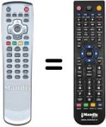 Telecomando equivalente REMCON873