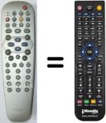 Télécommande équivalente Philips 23PF9945-12A