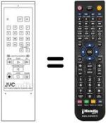 Gleichwertige Fernbedienung JVC PU11099Q