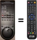 Telecomando equivalente Panasonic VEQ1014