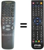 Replacement remote control Panasonic VEQ2213