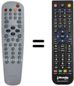 Télécommande équivalente RC19042001 / 01