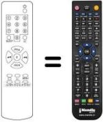Replacement remote control Hitachi CP1411R