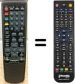 Télécommande équivalente RCR-35F19