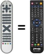 Télécommande équivalente Inno Hit IH2132RFT