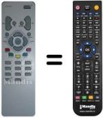 Telecomando equivalente Saba T70172RI