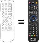 Télécommande équivalente RC112-P9 / BG