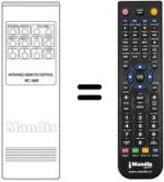 Télécommande équivalente RC1409