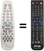 Telecomando equivalente Vestel CTV5554