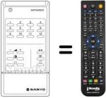 Telecomando equivalente Hitachi RC238