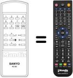 Telecomando equivalente Hitachi RC302