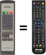 Télécommande équivalente RC5410