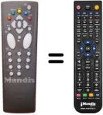 Télécommande équivalente RCT100
