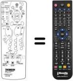 Télécommande équivalente Thomson DTH3700