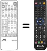 Télécommande équivalente JVC RM-C703