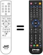 Télécommande équivalente JVC AV25BT5