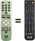 Télécommande équivalente JVC RM-C15021C