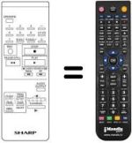 Télécommande équivalente Sharp RRMCG0230GESA