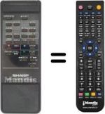 Telecomando equivalente Sharp RRMCG0412GESA