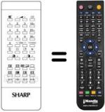 Telecomando equivalente Sharp RRMCG0517CESA